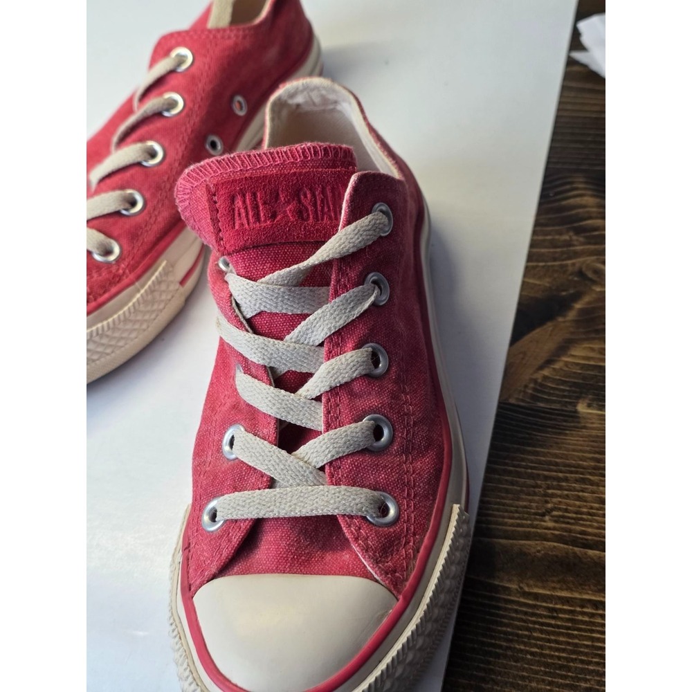Converse All Star Men's Sneakers Size 4 Women's Size 6 Pink Red Shoes Early 2011 - Picture 7 of 14